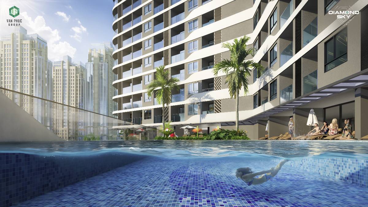 Căn hộ DS.A17 Diamond Sky sống chuẩn thượng lưu