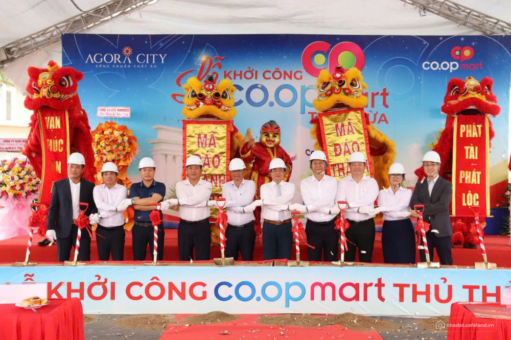 Đất nền biệt thự trung tâm Thủ Thừa – Agora City – có Co.opmart – giá 18,3tr/m²