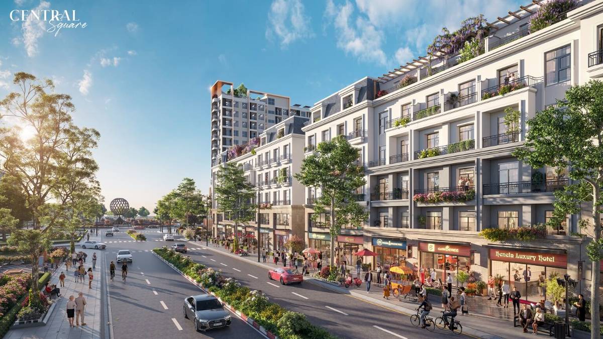 4 căn shophouse cuối cùng tại phố đi bộ Thái Nguyên Central Square