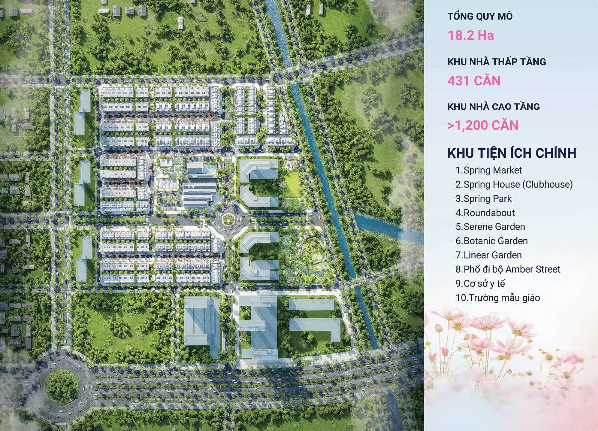 (CĐT Gamuda) chính thức nhận booking căn hộ chung cư tại Spring Ville, 50 triệu/m2, 49 m2, giá tốt