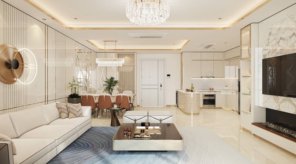 Bán căn hộ 3PN Diamond Sky DS.A03 148.36m2 tại Vạn Phúc City