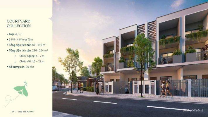 Bán căn The Meadow 105m2 - thanh toán 3,2 tỷ nhận nhà ngay, còn lại trả chậm 24 tháng