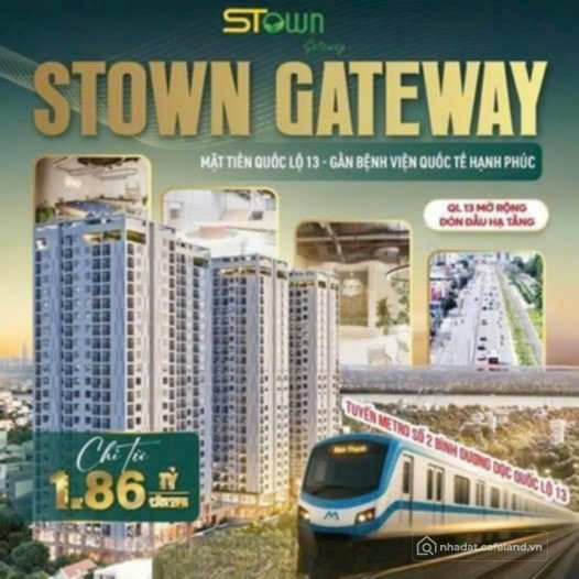 Căn hộ mặt tiền quốc lộ 13 - thanh toán 10% sở hữu ngay