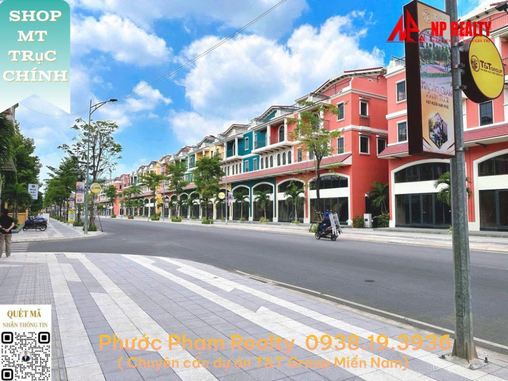 Bán shophouse trục chính đẹp nhất tại T&T Vĩnh Long.LH 0938193936 Phước Phạm