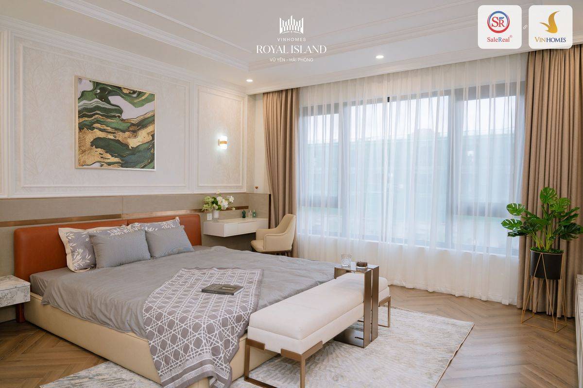 Bán biệt thự song lập Vinhomes Royal Island - 200m² | 4PN | view Hồ | giá 15,0 tỷ