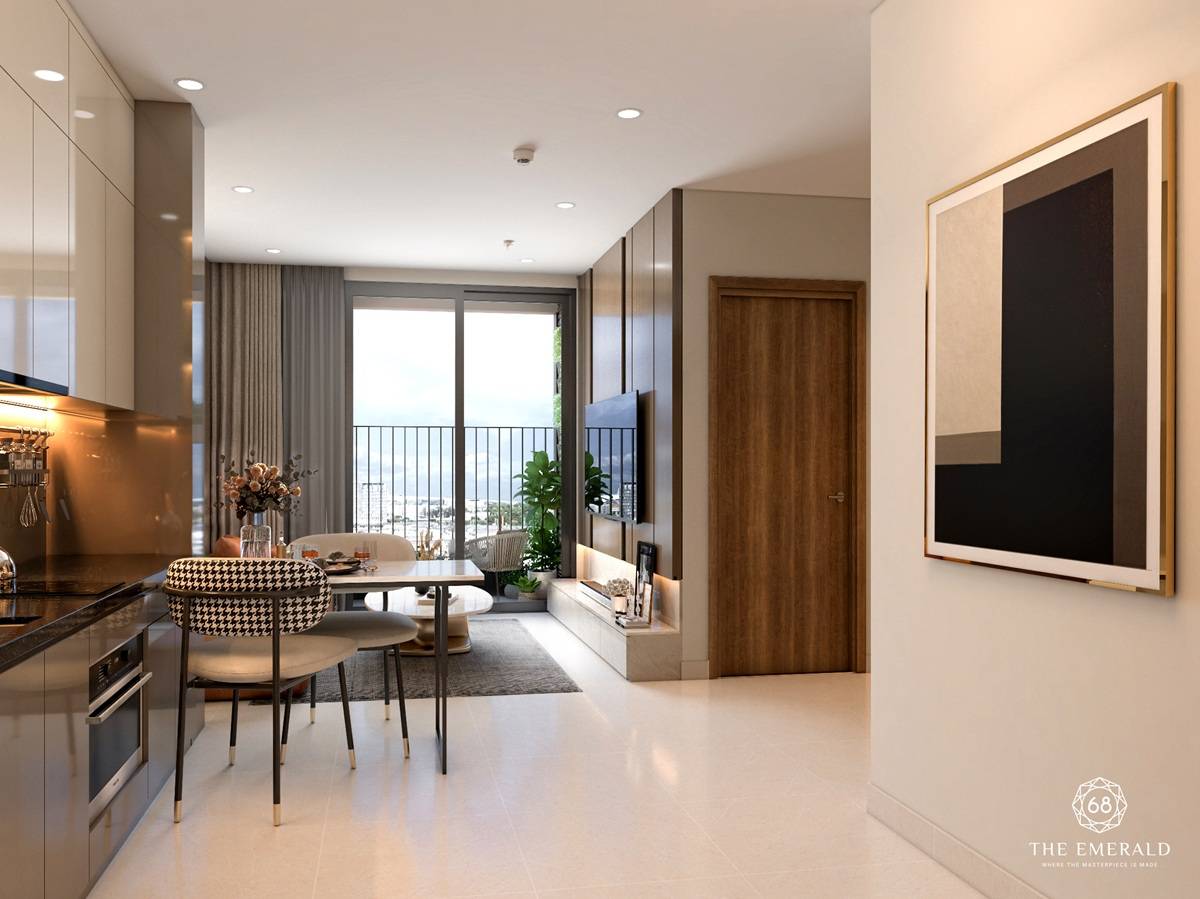 Chính chủ gửi bán gấp căn 2PN 2WC Emerald 68, diện tích 75m2 giá 3tỷ150