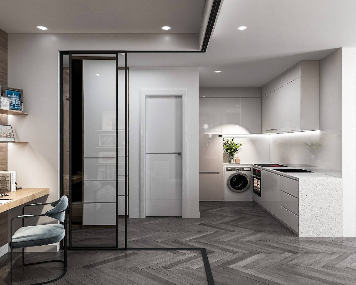 Căn hộ không gian yên tĩnh The 9 Stellars tách biệt khu ồn