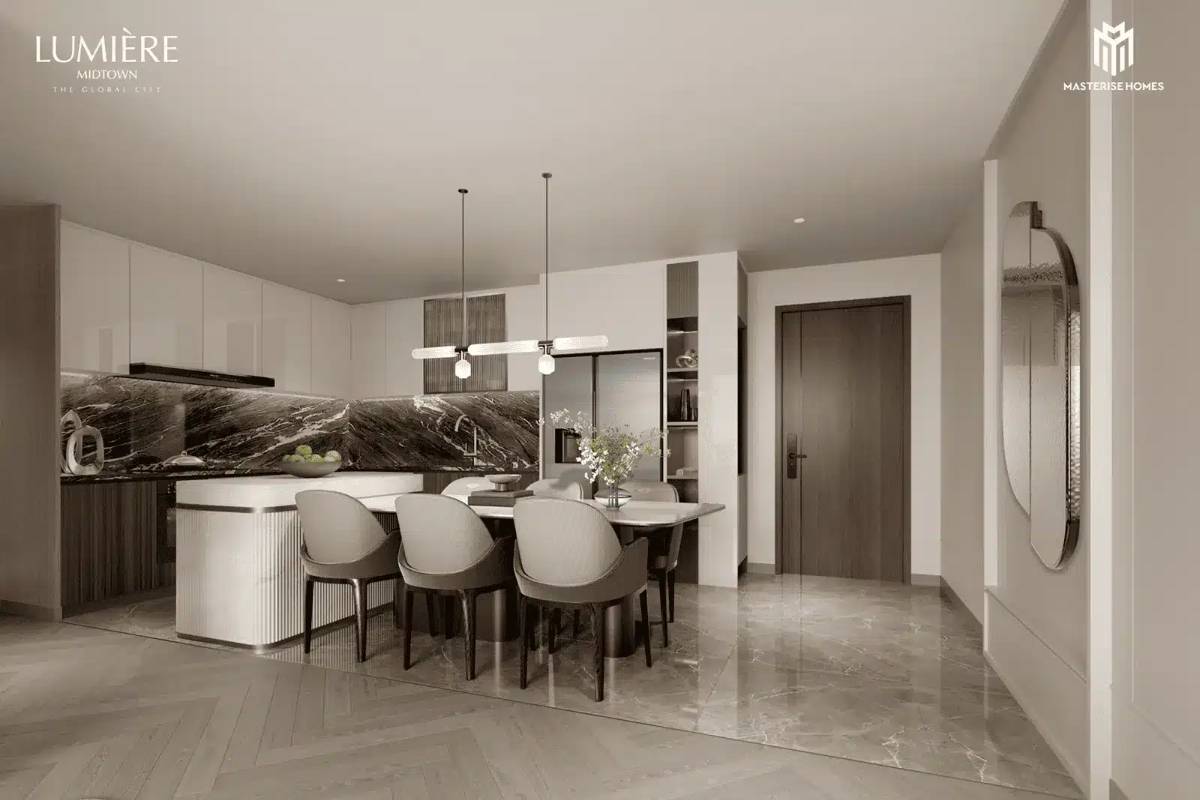 Giá thật 2PN2WC 67,8m² Lumière Midtown giá 9,973 tỷ