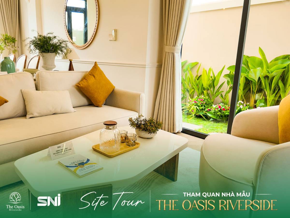 Biệt thự liền kề, nhà phố Oasis Riverside, đại học Việt Đức, Vành đai 4, Bến Cát, HCM, giá F0 CĐT