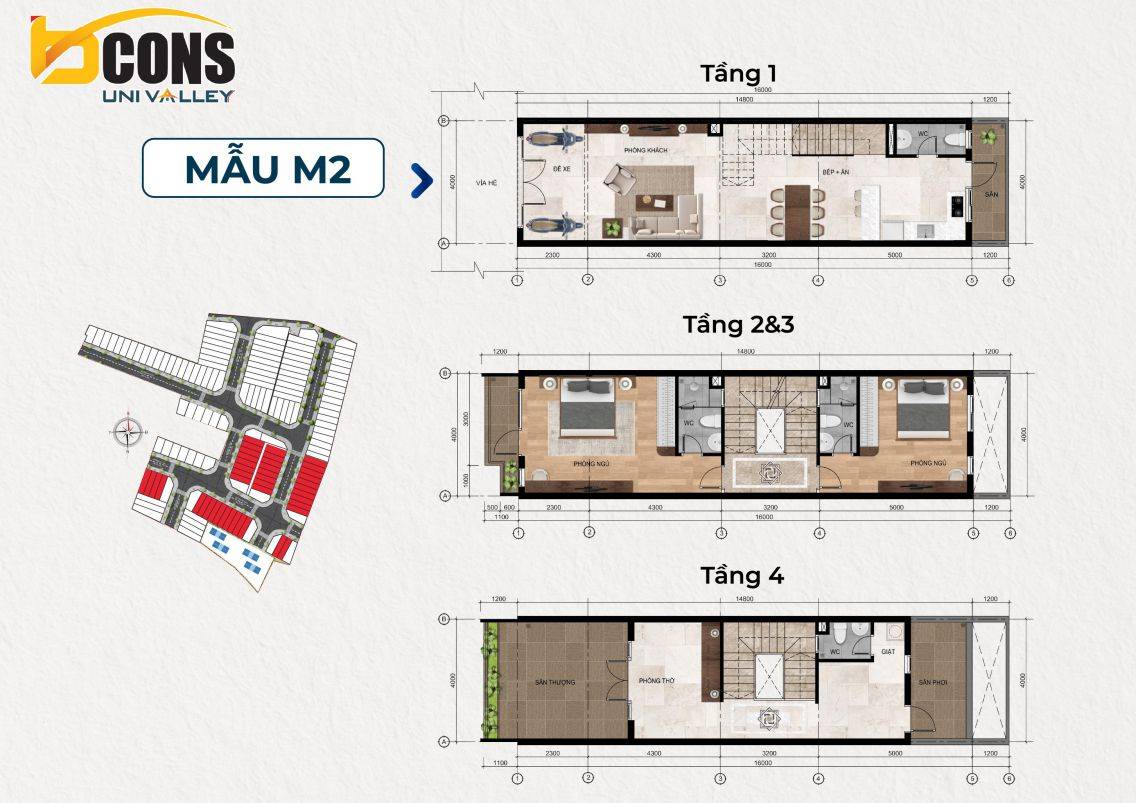 Nhà phố sổ hồng từng căn, chiết khấu 6%, giá ưu đãi đặc biệt