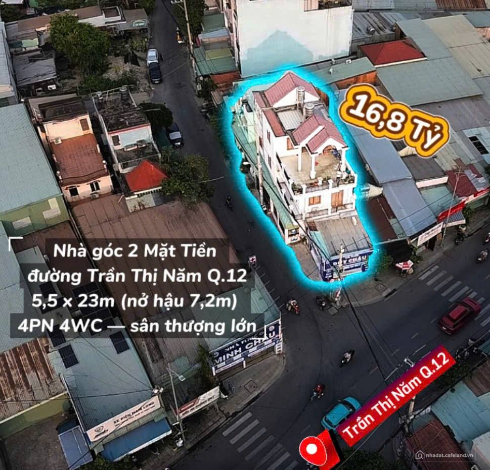 Q.12 Nhà shr góc 2 mặt tiền, nở hậu đường Trần Thị Năm (chính chủ bán)