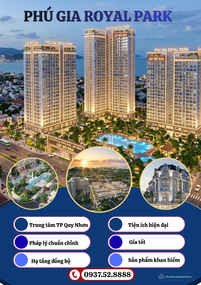 Phú Gia Royal Park – Khu đô thị hiện đại giữa lòng Quy Nhơn