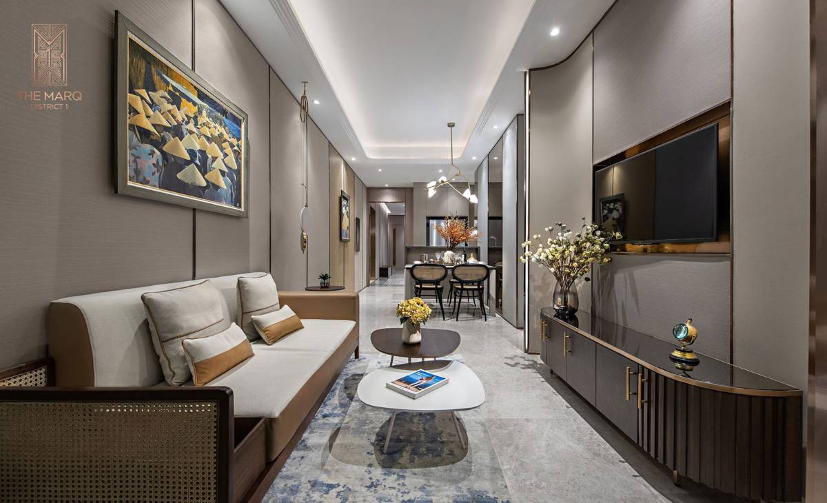 Bán căn 3PN The Marq 110m2 ban công Đông Nam, giá 23,5 tỷ