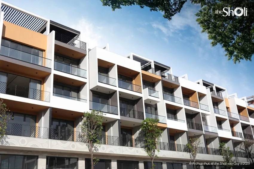 Shophouse The Sholi 62,8m² liền kề The Privia, hướng Đông Nam