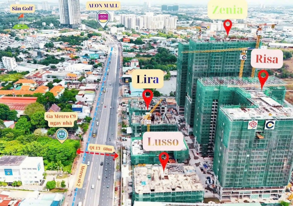 Đầu Tư Lusso Saigon: Đón Đầu Tuyến Metro & Mở Rộng Quốc Lộ 13 Vốn Chỉ Từ 242 TR
