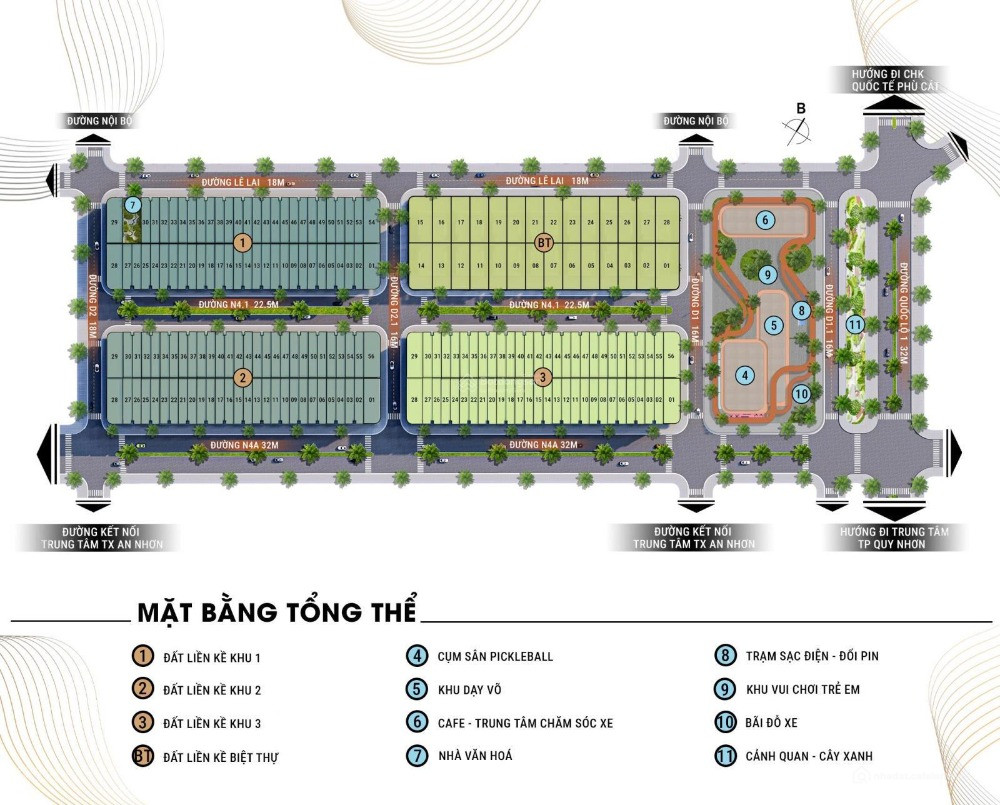 Đất nền dự án tại KĐTM Cẩm Văn, Phường Nhơn Hưng, An Nhơn, Bình Định