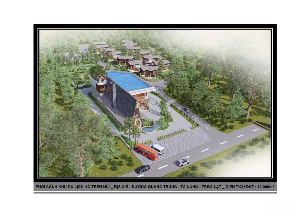 Siêu quỹ đất 1,2ha, mặt tiền đường Nguyễn Đình Quân, phường Cam Ly - Đà Lạt