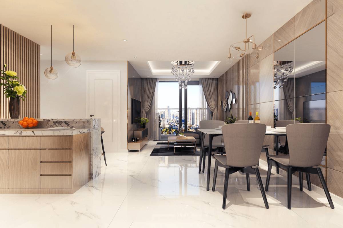 Bán căn 2PN 75m2 mặt tiền đường Nguyễn Hữu Thọ