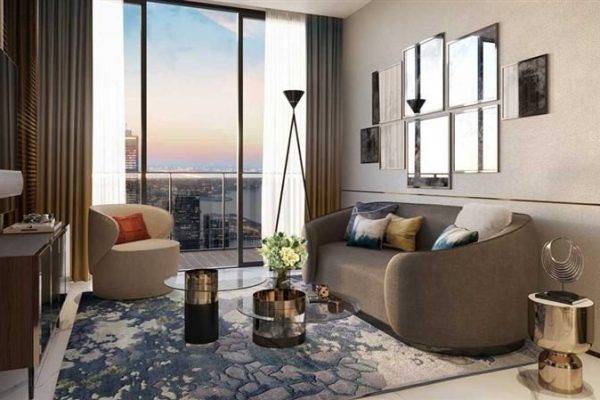 The Crest Residence 3PN 129m² tầng cao view sông và Quận 1