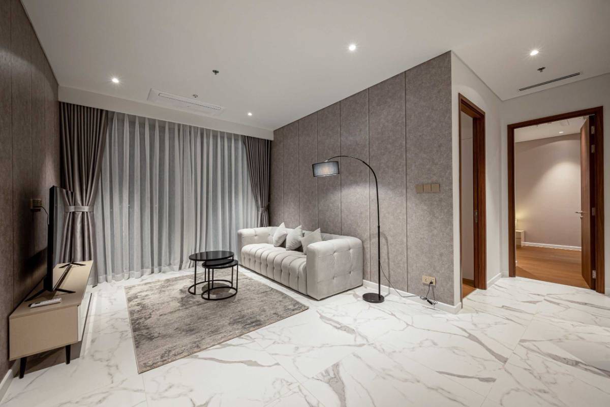 The Crest Residence 3PN 151,87m² view sông Sài Gòn và Landmark 81
