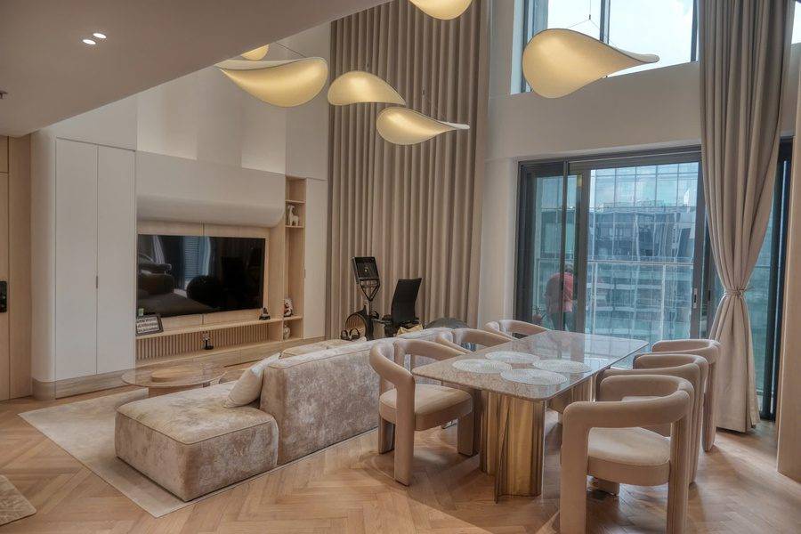 Penthouse duplex sân vườn 345m² The Crest Residence view Ba Son, Quận 1
