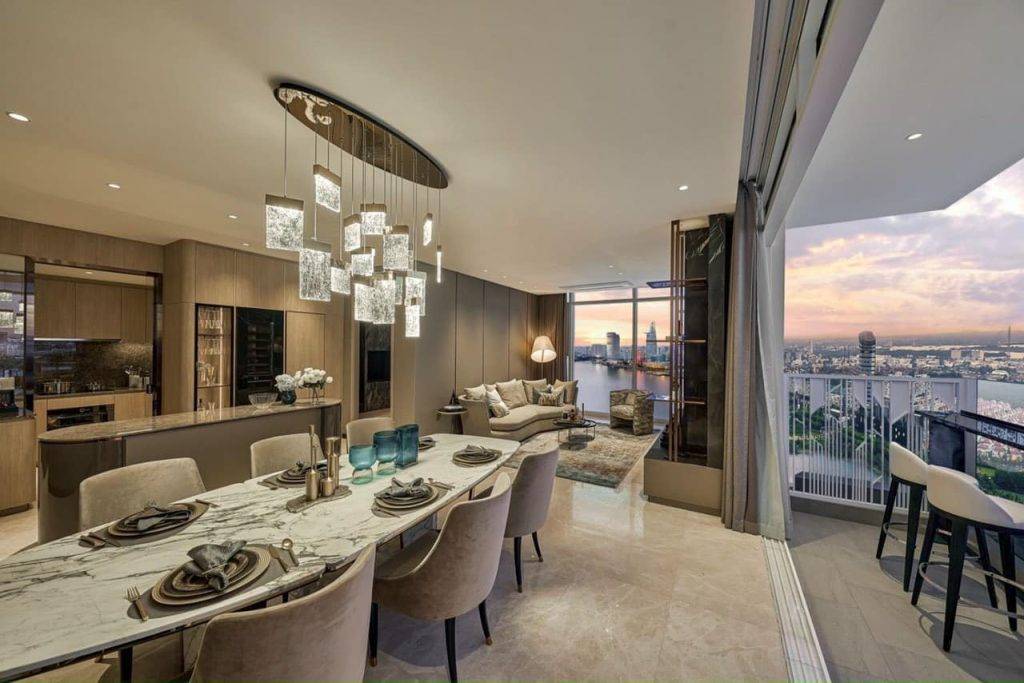 Layout 2PN 117m² The OpusK view Quận 1, giá thỏa thuận