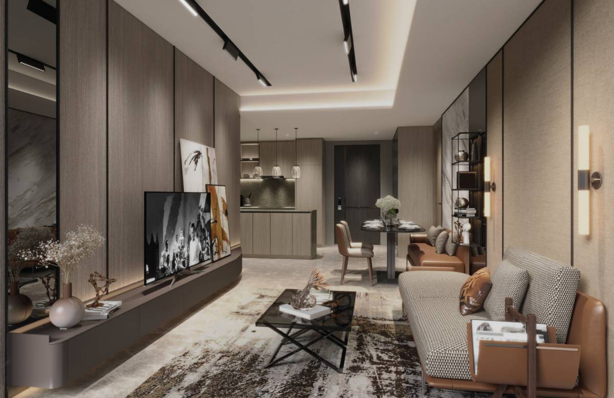 2PN 87m² The OpusK tầng cao view Quận 1, nội thất V-Zug