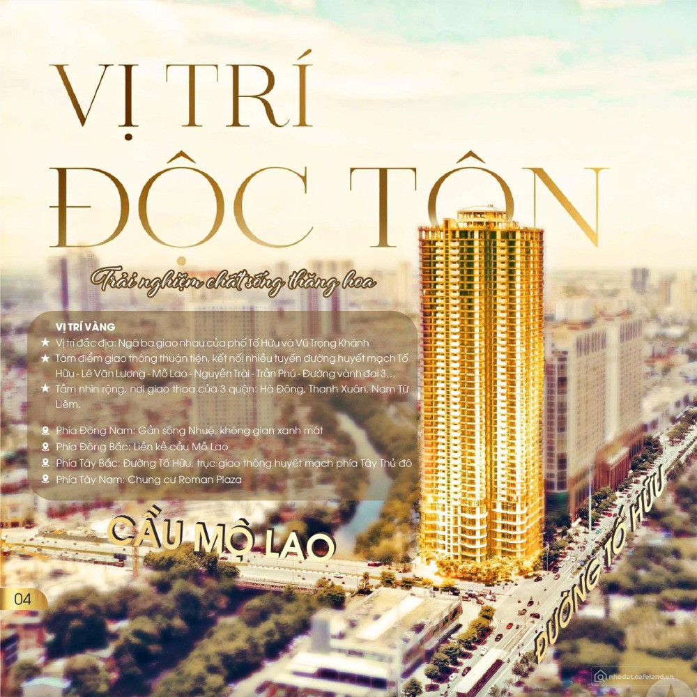 QMS - Tòa Căn hộ chung cư cuối cùng mặt đường Tố Hữu – Hà Đông – Hà Nội