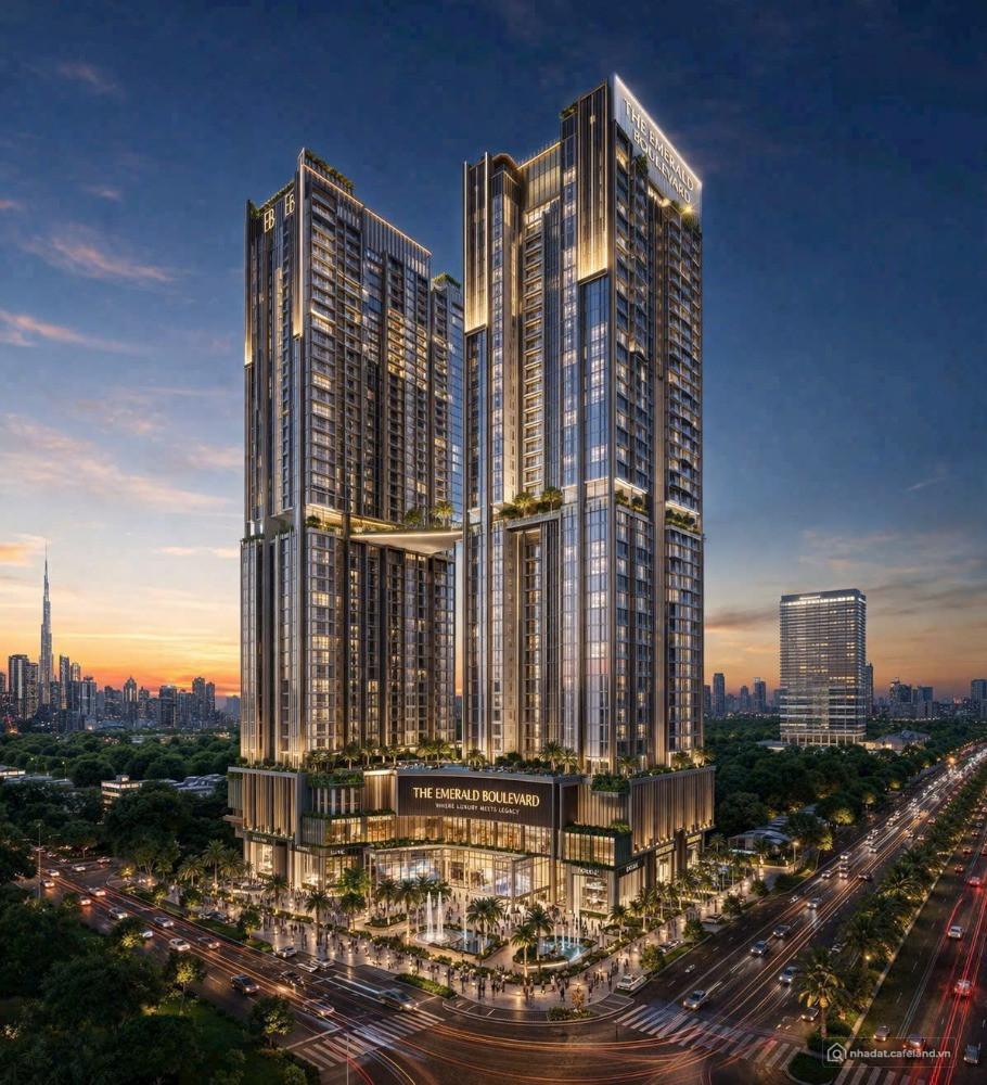 The Emerald Boulevard căn hộ hạng sang view sông liền kề chợ Thủ Đức