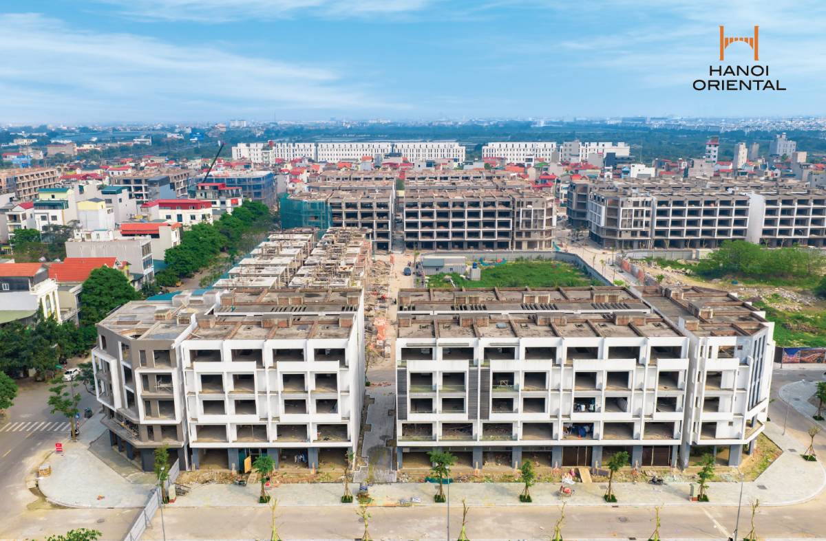Nhà phố Hà Nội Oriental 75m2, 18,49 tỷ, hạ tầng đồng bộ, hướng Đông Nam