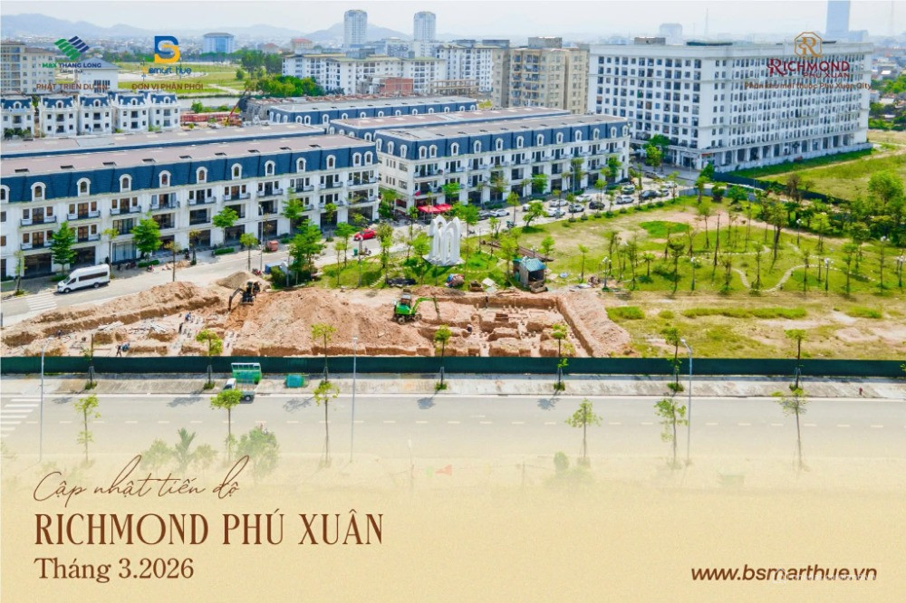 Sỡ hữu ngay nhà 4 tầng sang trọng ngay trung tâm TP Huế khu đô thị Phú Xuân City