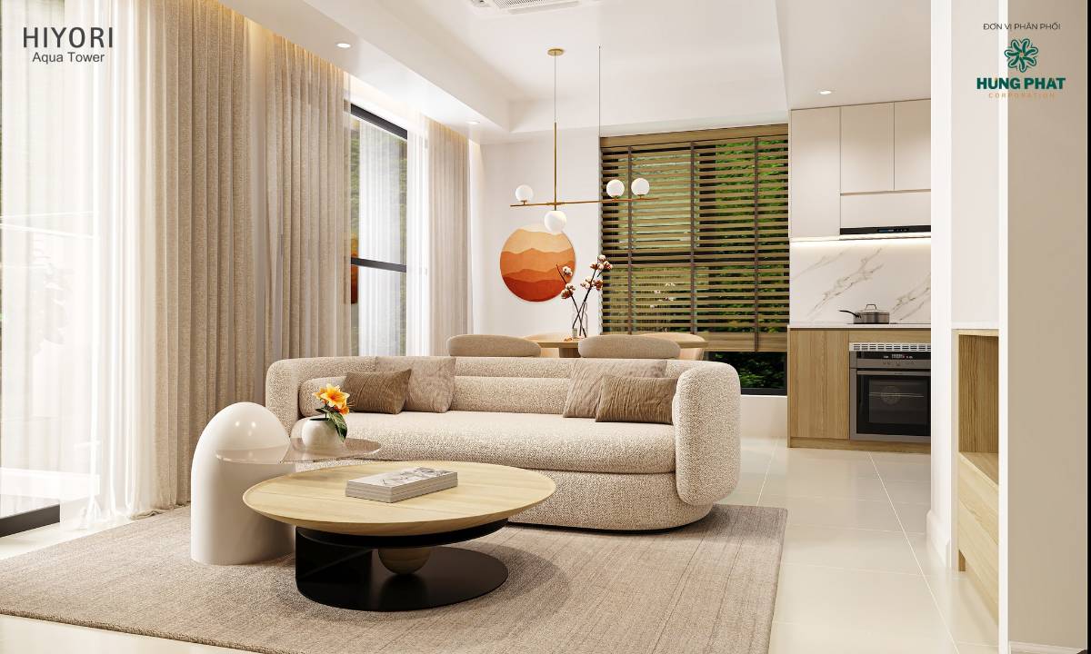 HIYORI Aqua Tower Đà Nẵng 59m2, 5 tỷ, tiện ích nghỉ dưỡng, view biển, view núi Sơn Trà, view Sông Hàn