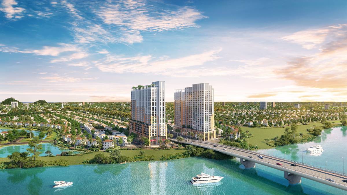 Sở hữu Spana Tower 2PN, diện tích 112m2, 3,7 tỷ, sân vườn