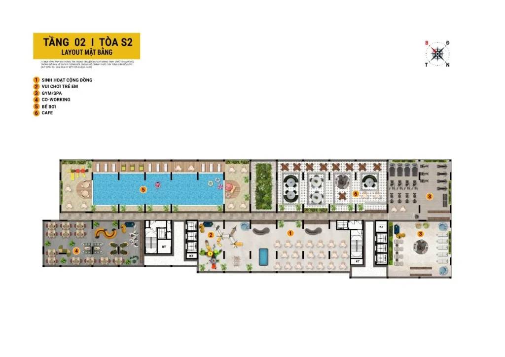 1PN+ Sun Spana Tower mã S11607 giá mềm chỉ 3.5 tỷ