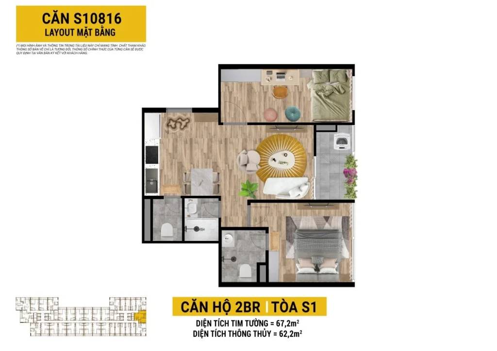 Căn hộ Spana Tower 58m2, giá thỏa thuận, gần trung tâm Đà Nẵng