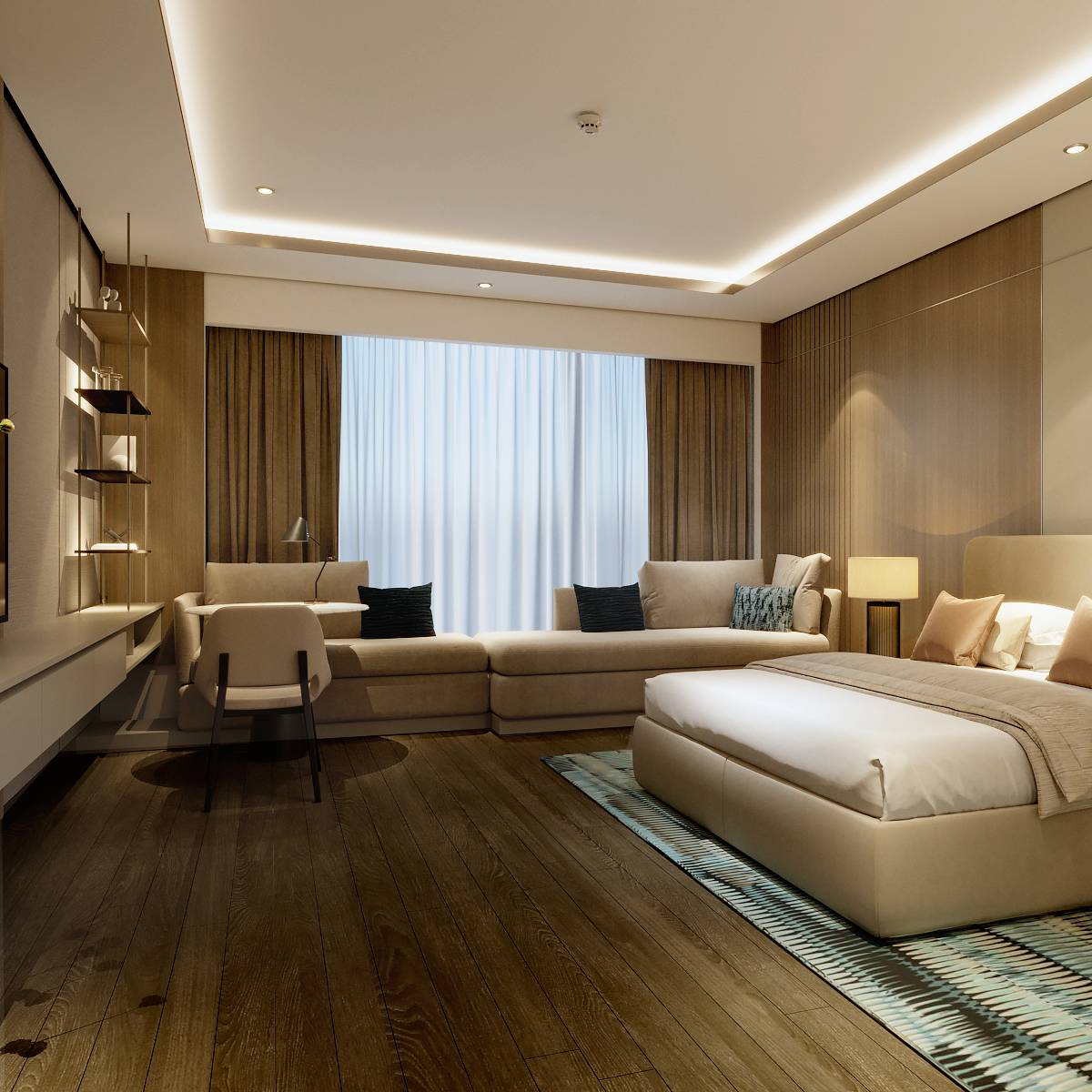 Sở hữu M Landmark Marriott 1PN, diện tích 43.1m2, 10 tỷ
