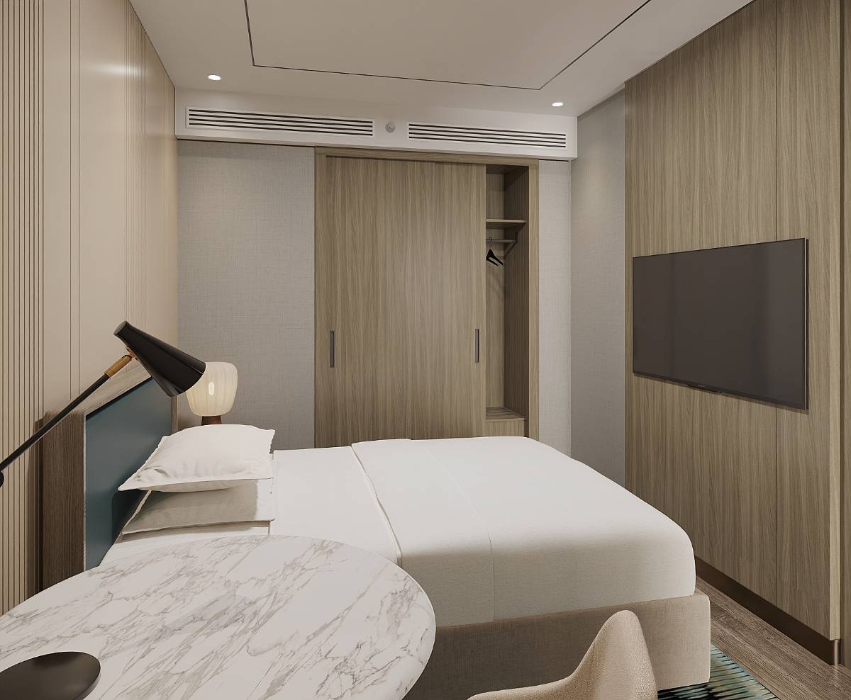 M Landmark Residence 2PN 74.11m2, giá thỏa thuận, vị trí Bạch Đằng, view bao trọn thành phố
