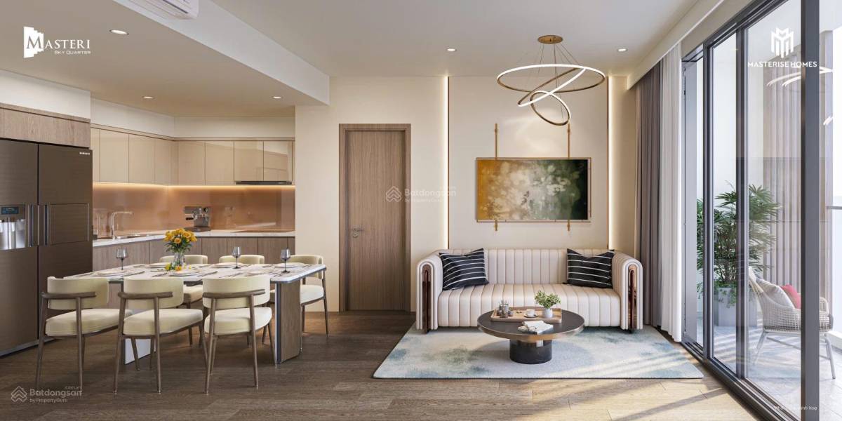 Mở bán căn 1PN Sky Tower B Masteri Sky Quarter 44m2 giá 3,61 tỷ