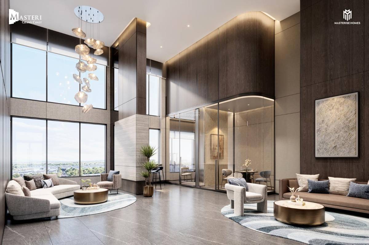 Duplex kính cong Lumière SpringBay 199,6m2 view hồ giá 16,98 tỷ