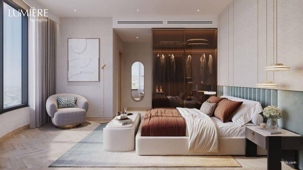 Lumière SpringBay 2PN+ 70,7m2 ba mặt view hồ giá 4,24 tỷ
