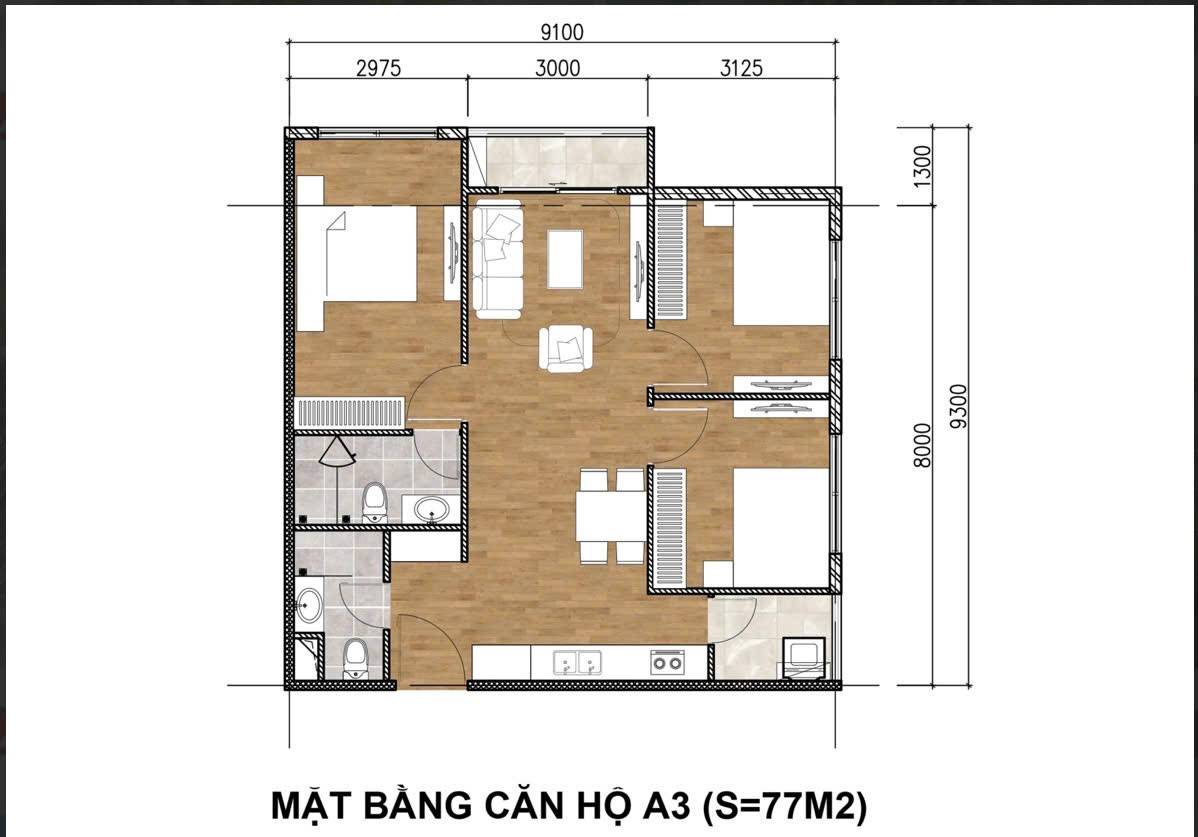 NOXH Đà Nẵng gần sông Hàn, căn hộ đáng xem tháng này - 0,92 tỷ