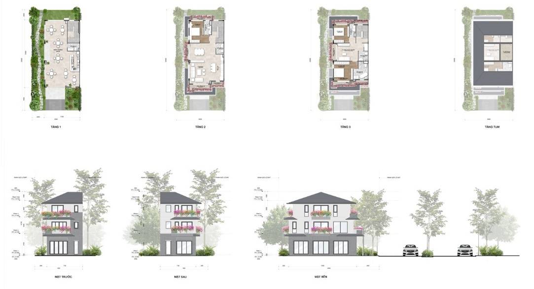Bán căn park villa song lập Rừng Mai, 170m2