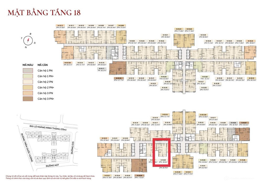 Chính chủ cắt lỗ căn Fpt Plaza 4 S18.28 hướng nam View sông và Sân Golf BRG