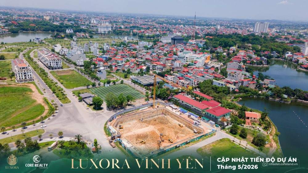LUXORA VĨNH YÊN THI CÔNG THẦN TỐC – QUỸ HÀNG ĐẸP CHỈ CÒN VÀI CĂN CUỐI