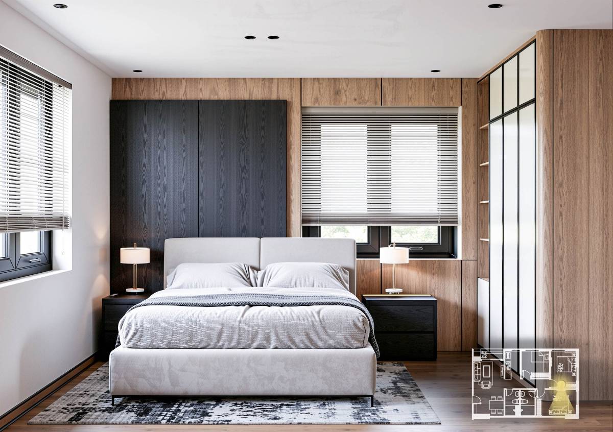 Sở hữu Phố Hiến Center 2PN, 64m2, giá 1,12 tỷ, căn góc