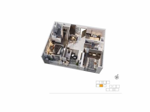 Giỏ hàng căn hộ Grand Park 1PN, 34m2, 2 tỷ, mã GH1