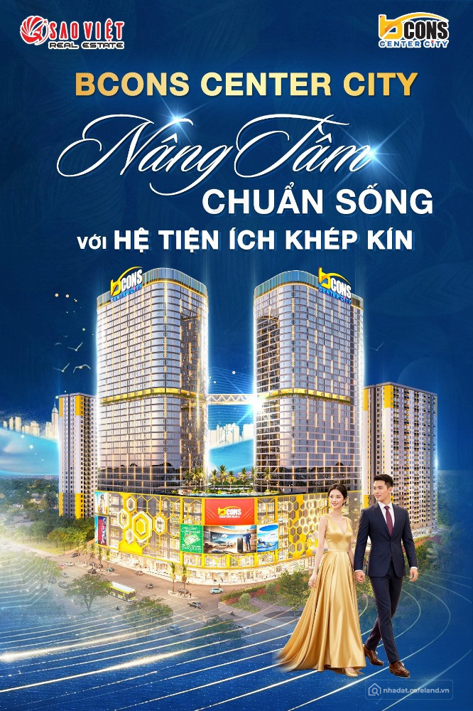 Bcons Center City biểu tượng khu Đông Sài Gòn - Suất nội bộ 2.8 tỷ/căn 2pn2wc