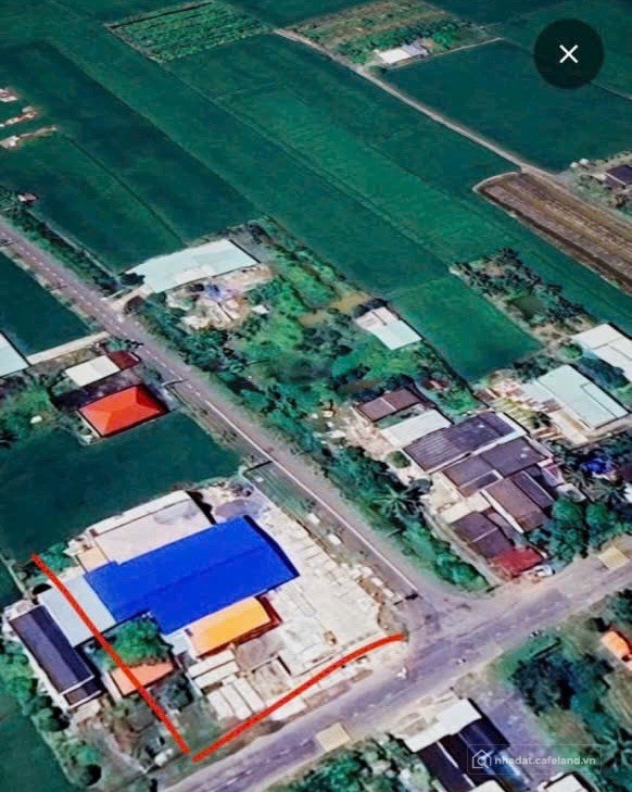 Xưởng 1929m2 (37x44) góc 2MT ĐT 832, Bình Trinh Đông, Tân Trụ, Long An