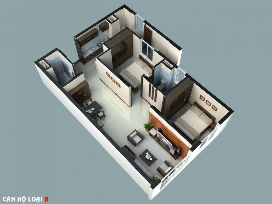 Sơn An Plaza 70m2 2PN giá 1.600.000.000 gần Đại học Đồng Nai
