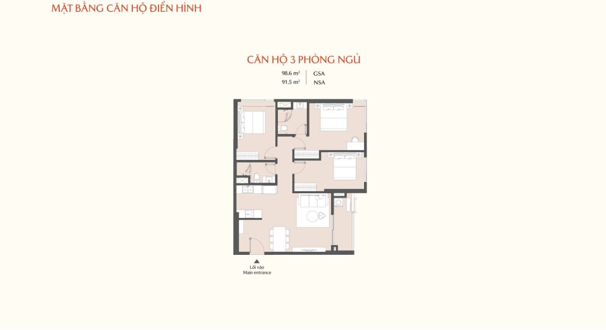 Masteri Park Place B2-03A-03: căn 2BR 74.2m2, giá 8.72 tỷ tại The Global City, sống giữa tâm điểm TP. Thủ Đức